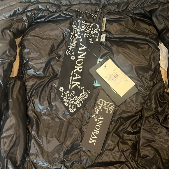 Women’s Anorak long puffer vest size XS NWT down - Picture 6 of 10